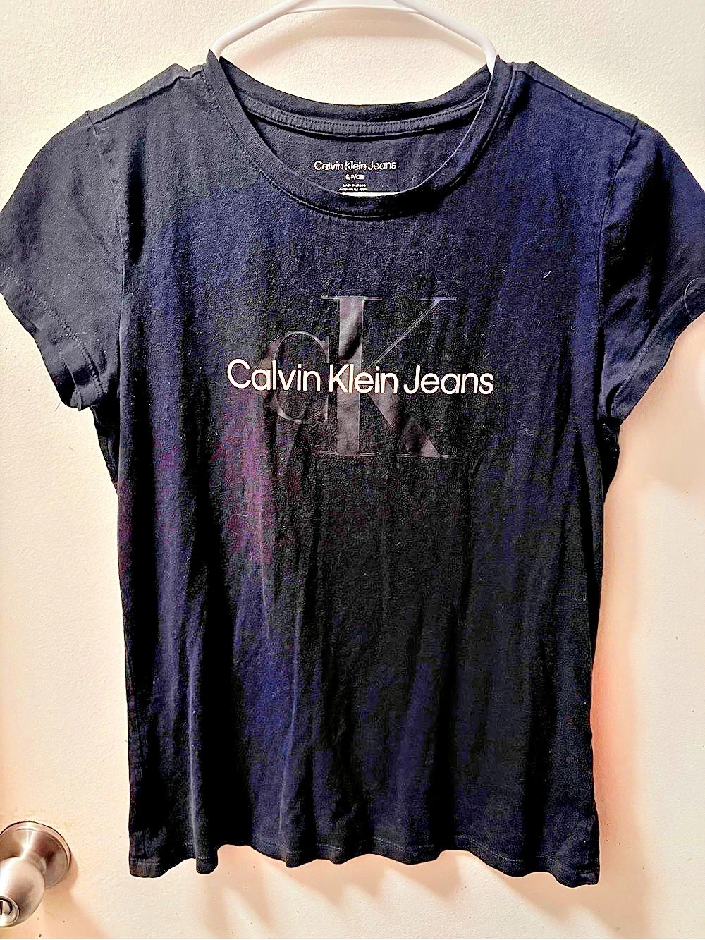 Calvin Klein Jeans Logo Graphic Classic T-Shirt Black Small